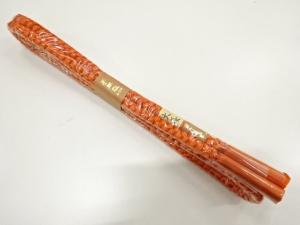 未使用品　正絹　手組帯締め(長尺)